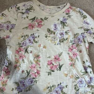 Floral Print T-Shirt Gap X Love Shack Fancy medium